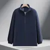 Jaqueta corta-vento feminina com gola alta feita sob medida, à prova de vento, ultrassuave e quente para e-commerce Douyin, Pinduoduo, Red Book, elegante roupa de trabalho de algodão