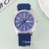 Reloj de Mesa de Calendario de Nylon Impermeable Casual para Hombre Correa de Lona Reloj de Pulsera para Hombre Reloj Deportivo del Ejército Resistente al Desgaste Luminoso