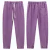 Calça Jogger Pesada Lavada 400g Estilo Streetwear Americano Vintage, Marca Tendência, Tamanho Grande Casual Esportiva