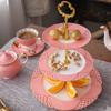 Juego de Taza y Platillo de Café Cerámica Lujo Ligero Porcelana Fina Taza para Té de Flores Plato Estilo Nórdico Británico Lujo Fresco Taza para Té Negro de la Tarde