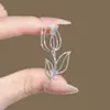 Broches de Alta Gama Transfronterizos para Hombres y Mujeres, Pines de Mariposa Antiexposición, Diseño de Nicho, Broches Antiexposición de Nuevo Estilo