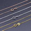 Collar de Plata Fina S999 Ágata Clásica Trébol de Cuatro Hojas Cadena Clavícula Combinable Plata Esterlina Colgante Simple Elegante para Novia