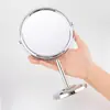 Nuevo Modelo Espejo de Maquillaje Redondo de 6 Pulgadas de Escritorio Doble Cara Giratorio 360° con Aumento Estilo Ins para Recámara y Joyería, Espejo de Princesa Ya Disponible.