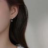 Aretes de mariposa de plata esterlina S999 súper brillantes con micro incrustaciones de circonita, diseño de nicho de lujo ligero para mujer, aretes de alta gama al por mayor