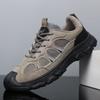 Sapatos masculinos 2025, quatro estações, novos tênis casuais, sola grossa, malha respirável, calçados para caminhada, ferramentas para atividades ao ar livre