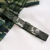 Cintura elástica de camuflaje para entrenamiento militar de estudiantes universitarios, adecuada para hombres y mujeres, estudiantes de secundaria y preparatoria, cinturón perezoso invisible