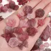 Acrílico Escarchado Gelatina Dos Tonos Moño Pieza Redonda Accesorios DIY Pulsera de Cuentas Hecha a Mano Accesorios para Collar
