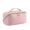Bolsa de Maquiagem com Padrão Trançado Transfronteiriça da Amazon, Bolsa de Armazenamento de Viagem, Necessaire de Alto Valor, Bolsa de Mão, Bolsa de Maquiagem Almofada