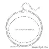 Set de Pulseras de Acero Inoxidable, Sencillo y Elegante, Cadena Electrochapada, Joyería Ajustable, Suministro de Comercio Exterior, Hipoalergénico