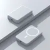 Carregador portátil magnético sem fio de carregamento rápido para celulares, fonte de alimentação móvel magsafe transfronteiriça, personalizado e compartilhável, certificado 3C