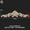 Dongyang Tallado en Madera Estilo Europeo Calcomanía Accesorios para Muebles Flores para Puertas de Madera Tallado Fino Calcomanías para Puertas de Gabinete Flores para Cabeceras Calcomanías de Madera Maciza Decoración