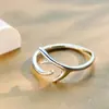 Anillo de Plata S925 con Temática de Ciervo y Diseño de Astas, Anillo Abierto de Moda, Anillo Versátil de Nicho Venta al por Mayor Directa