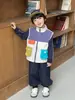 Chaleco para Niños Ropa de Abrigo Infantil Estilo Otoño 2026 Nueva Moda de Otoño Chaleco de Trabajo para Bebé Elegante