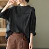 Otoño 2024 Artístico Organza Plisado Encaje Dulce Calado Manga Larga Camisa Blanca Jersey Holgado Top de Mujer al por Mayor