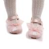 Sapatos de Primavera Fofos com Laço para Bebê Menina e Criança Pequena Acessórios de Fio com Laço Sapatos de Princesa Respiráveis Sola Macia Sapatos de Bebê