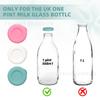 Tapa de Repuesto de Silicona Diámetro 33mm Tapa de Botella Compatible con Stanpac y Libbey Botella de Vidrio para Leche