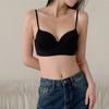 Hermoso Sujetador de Espalda para Mujer Verano Delgado Pecho Pequeño Push up para Verse Más Grande Sin Costuras Invisible Espalda Descubierta con Forma de U