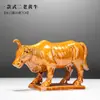Cabeza baja bebiendo ganado cerámica artesanías de ganado decoración esquina de baño cocina-falta gran decoración de búfalo de cerámica