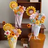 Novo Papel de Embrulho para Buquê Dia do Professor Tudo-em-Um Material Artesanal DIY para Embrulho de Flores Atacado