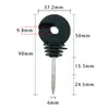 Valla eléctrica estacas de madera aisladores red eléctrica clavos aislantes accesorios para pastoreo de ganado vacuno ovino jabalí hebilla de aislamiento