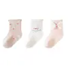 25 calcetines para bebé tipo fino de primavera y verano calcetines de malla calcetines de algodón para bebé calcetines de media caña para niña calcetines de encaje de princesa mariposa