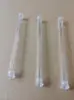 Tubo de PC plástico tubo transparente tubo de incenso suporte de incenso tubo duro transparente com tampa tubo de embalagem diâmetro externo 11 diâmetro interno 10mm