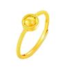 Anéis de Ouro de Areia do Vietnã Anel Ouro de Imitação Anel de Contas de Transferência 999 Anel de Casal Feminino para Enviar Namorada Atacado