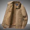 2024 Tooling Casual Chaqueta de Algodón Puro Chaqueta Hombres Ami Khaji Holgada talla extra Chaqueta para Adultos Mayores Chaqueta con Cuello