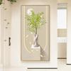 Pintura Decorativa para Entrada de Casa Estilo Creme Moderno Simples Pequeno Fresco Sala de Estar Corredor Pintura de Parede de Alta Qualidade