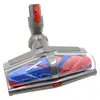 Adecuado para Aspiradora Dyson V7V8V10V11V12V15 Cepillo Eléctrico para Suelo de Cerdas Suaves Luz Verde Pantalla de Polvo Cabezal de Succión Anti-Enredo
