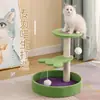 Nido para Gatos, Tabla Rascadora Cálida de Invierno para Gatos, Nido para Gatos, Marco Vertical de Sisal Resistente al Desgaste y que No Suelta Pelo para Trepar Gatos, Juguetes y Suministros para Gatos