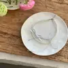 Collar de perlas con lazo de doble capa de primavera, accesorio para mujer, cadena de clavícula de nicho de lujo ligero, collar gargantilla de alta calidad
