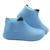Cobre-sapatos Impermeáveis e Antiderrapantes Transfronteiriços para Homens e Mulheres, Coberturas de Galochas Espessadas e Resistentes ao Desgaste para Alunos do Ensino Fundamental II e Médio, Cobre-sapatos de Silicone à Prova de Chuva para Adultos
