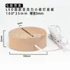 Portalampara Luminoso de Madera LED Personalizado DIY Base de Luz Nocturna de Madera Maciza Base Luminosa con Enchufe USB