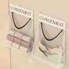 Bolsa de pendurar para guardar meias, bolsa de rede para guardar roupas íntimas dentro do armário, bolsa de rede de tecido para pendurar na lateral do guarda-roupa do dormitório