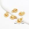 Chapado en Oro Real de 18K Color que se Conserva Fortuna Ábaco Colgante Pequeño Joyería DIY Encanto Pequeña Pendientes Colgantes para Orejas Pulsera D104