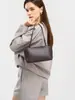 Bolso de mano minimalista con capa superior de piel de oveja para terraza, bolso tote coreano de cuero genuino de alta gama, bolso de mano/bolso de hombro de lujo ligero
