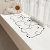 Alfombra Gruesa de Imitación Cachemir para Balcón, Alfombra de Sala de Estar, Alfombra de Dormitorio, Alfombra de Cabecera, Alfombra Tatami, Alfombra de Ventana de Bahía de Dibujos Animados