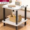 Mesa auxiliar pequeña, mesa de centro pequeña, mini sofá sencillo para el hogar, mueble auxiliar, mesa cuadrada, mesa de esquina, mesita de noche, mesa auxiliar