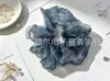 Elásticos de Cabelo de Organza de Alta Qualidade Estilo Coreano, Scrunchies de Malha Grande, Acessórios de Praia, Fornecimento Direto da Fábrica de Origem
