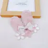 Acessórios de bordado para roupas com orelhas de coelho fofas e laço, estilo coreano, DIY, adesivos de tecido tridimensionais, joias