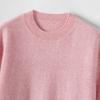 Pulôver de malha feminino, 100% cashmere puro, manga curta, gola redonda, gola redonda, primavera e verão
