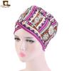 Novo Chapéu Cachecol de Algodão Elástico com Cauda Longa, Touca para Envolver a Cabeça, Touca Turbante Tjm-216, Macio, Moderno e Versátil para o Inverno