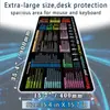 Alfombrilla de ratón inglesa personalizada grande transfronteriza impermeable IP para computadora de oficina, portátil, tecla de acceso directo, antideslizante, alfombrilla de mesa para juegos