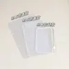 Bolsa de Almacenamiento Frosted de PVC de Hojas Sueltas A5A4A6A7 Bolsa para Documentos e Información Bolsa para Presupuesto en Efectivo con Borde Bolsa para Diario de Mano