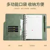 Cuaderno multifuncional A5 de hojas sueltas, bloc de notas de reunión y trabajo de alta gama para negocios, cuaderno corporativo con logotipo personalizado