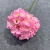 Hortênsia Artificial Grande Haste Única Pirulito Salão de Casamento Arco Arranjo de Flores Flor Artificial Decoração Suave Interna Material Floral Flor de Seda