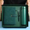 Conjunto de caixa de presente de notebook A5 transfronteiriço no atacado com logotipo personalizado para reuniões de escritório comercial, bloco de notas espesso