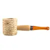 Cachimbo de Espiga de Milho Reto para Iniciantes, Disponível nos Tamanhos Grande, Médio e Pequeno, Cachimbo Descartável de Espiga de Milho