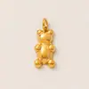 Colgante de Dibujos Animados de Animales 18K Básico para Bricolaje Acero Inoxidable Electroplateado al Vacío Color Dorado Cadena Ajustable de Conservación Color Europeo y Americano Accesorios